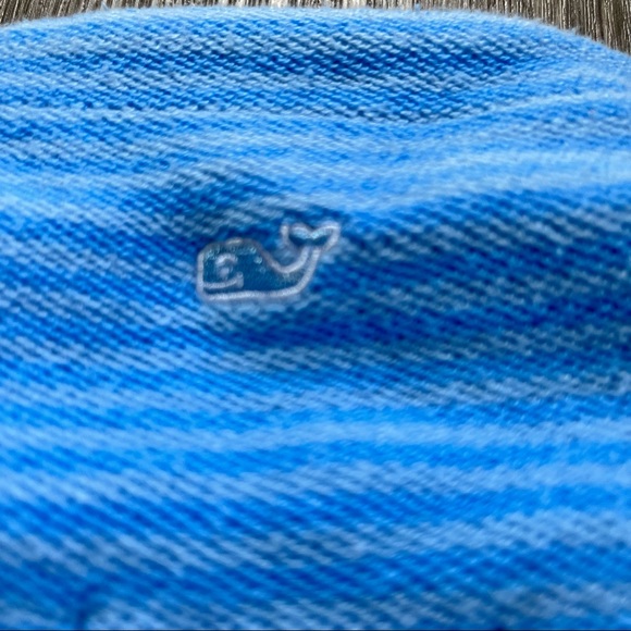 Vineyard Vines Tonal Striped Full Zip funnel neck Shep Shirt jacket sweater XL - Picture 11 of 13